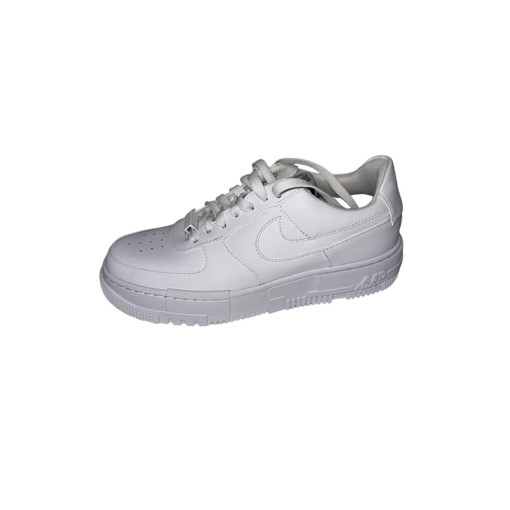 Nike Air Force 1 Pixel Triple White Sneakers CK6649-100 Womens 8.5 Mens 7